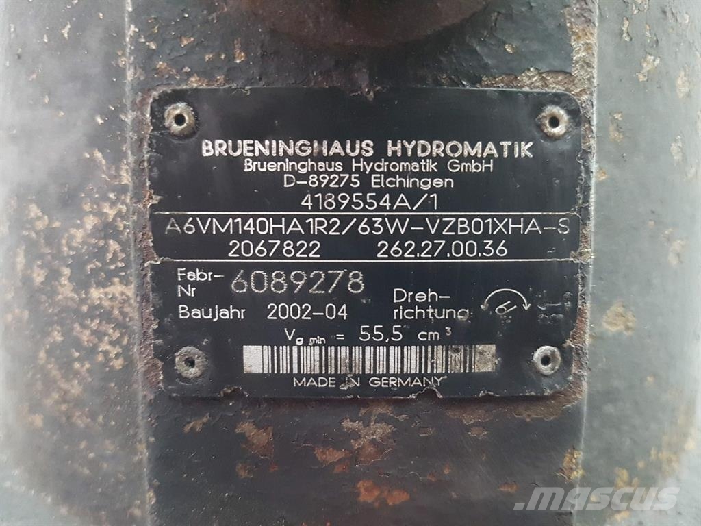 Brueninghaus Hydromatik A6VM140HA1R2/63W - Ahlmann AZ150 - Drive motor Hydraulics