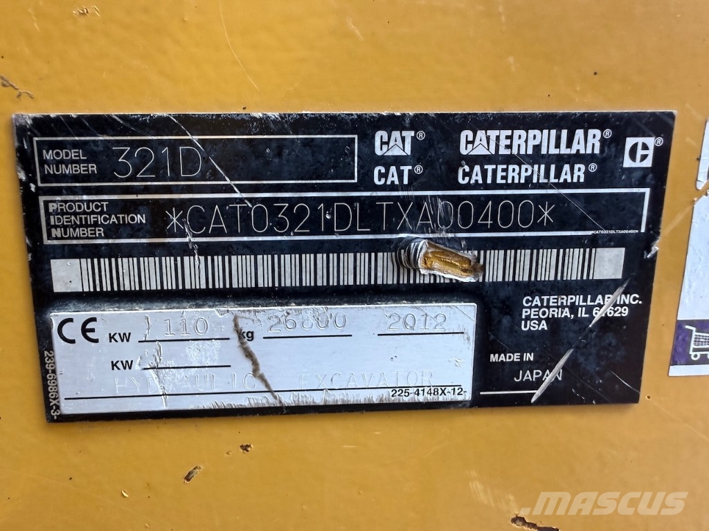 CAT 321 D LCR - 321 D - 320 D Roomikekskavaatorid