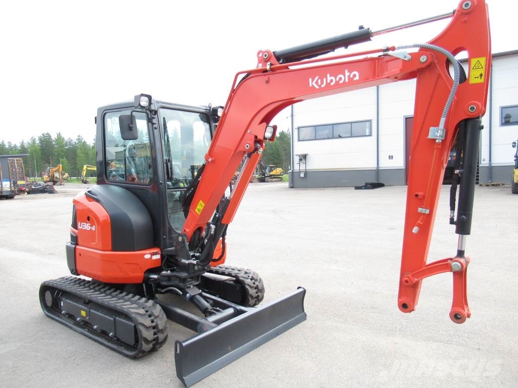 Kubota U36-4 UUSI, TAKUU 24KK Mini Escavadoras <7t