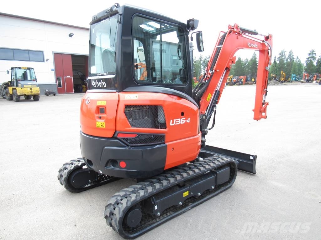 Kubota U36-4 UUSI, TAKUU 24KK Mini Escavadoras <7t