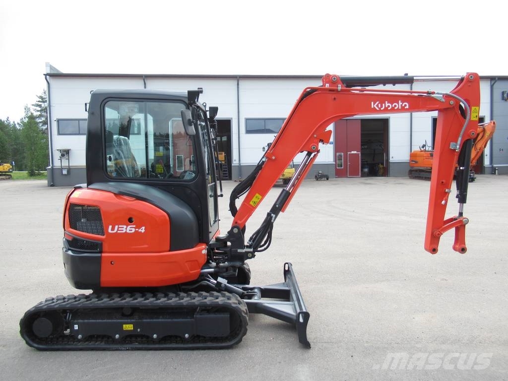 Kubota U36-4 UUSI, TAKUU 24KK Mini Escavadoras <7t