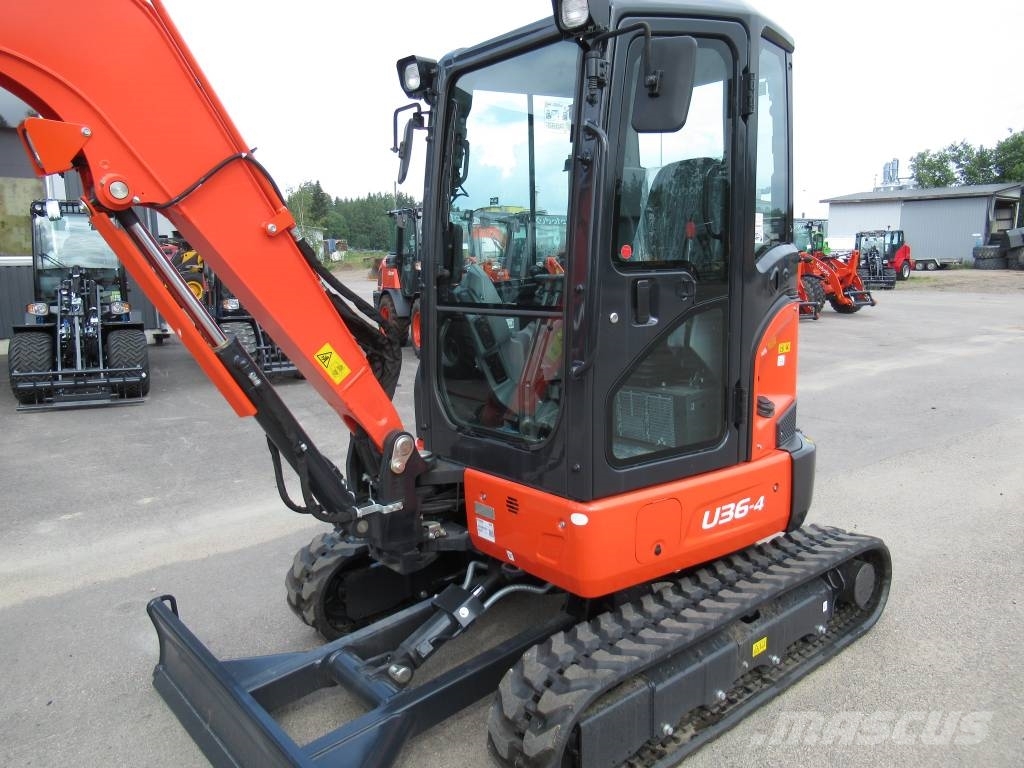 Kubota U36-4 UUSI, TAKUU 24KK Mini Escavadoras <7t