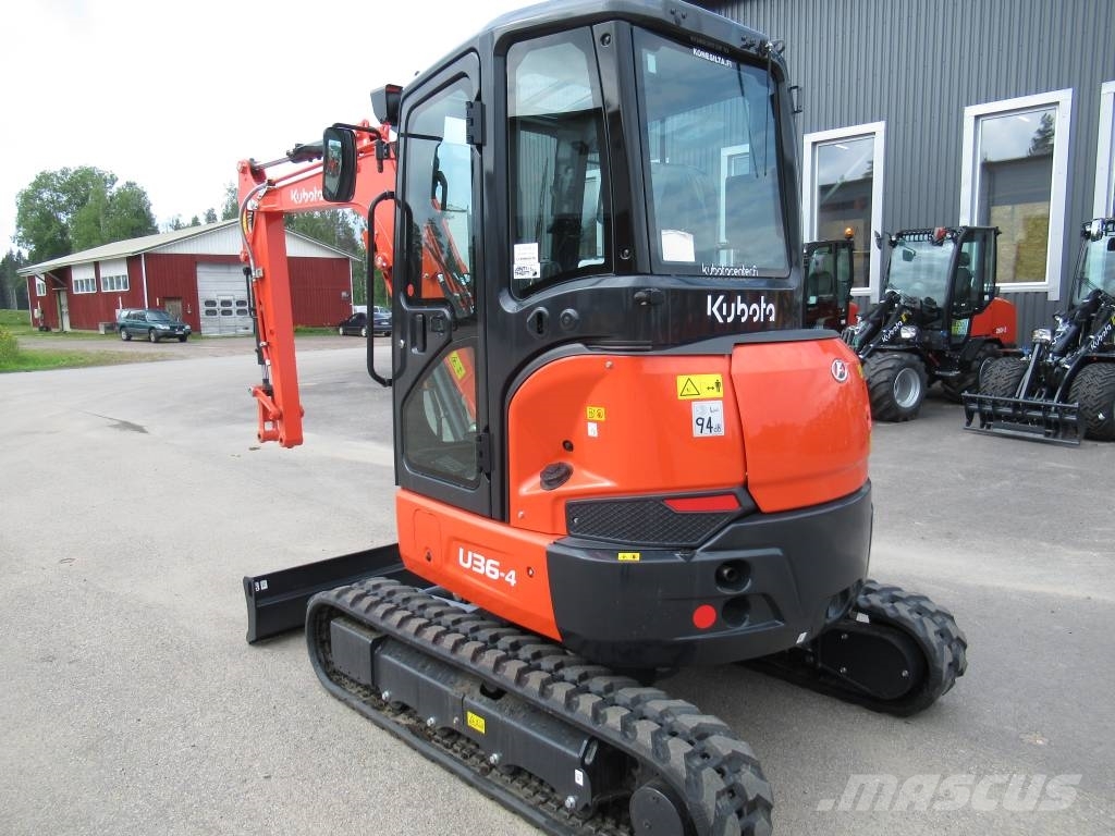 Kubota U36-4 UUSI, TAKUU 24KK Mini Escavadoras <7t