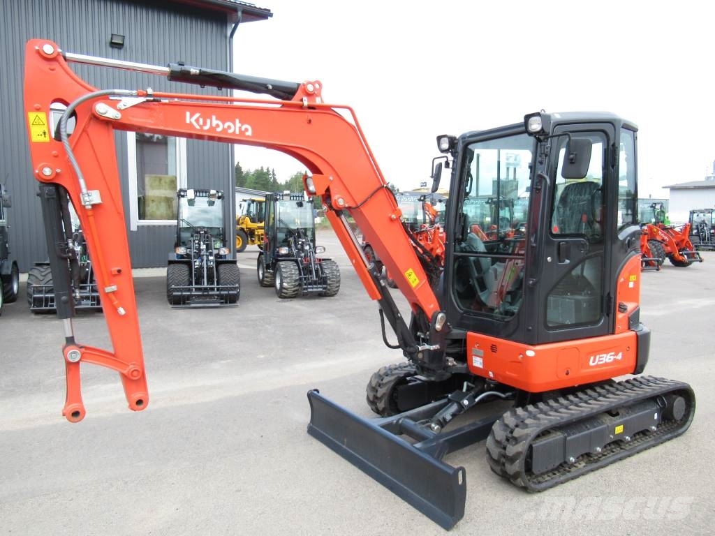 Kubota U36-4 UUSI, TAKUU 24KK Mini Escavadoras <7t
