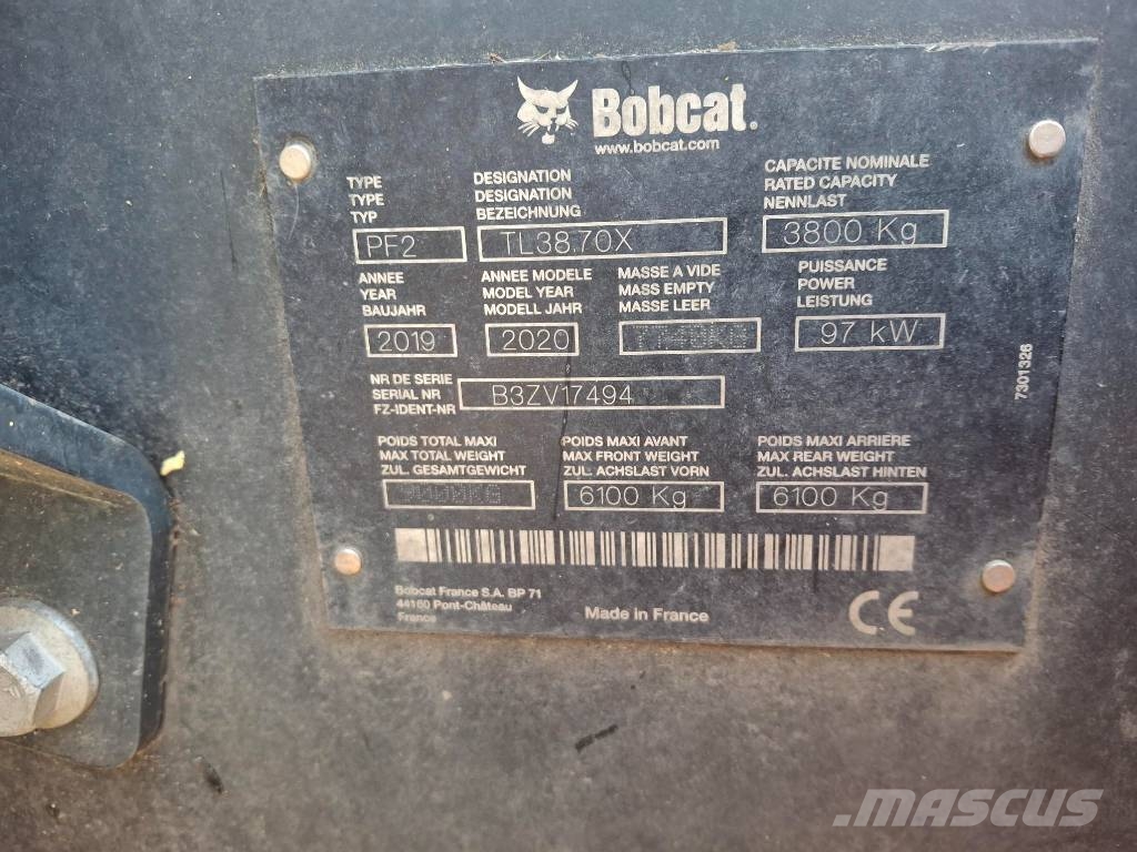 Bobcat TL 38.70 Agri Teleszkópos mezőgazdasági rakodók