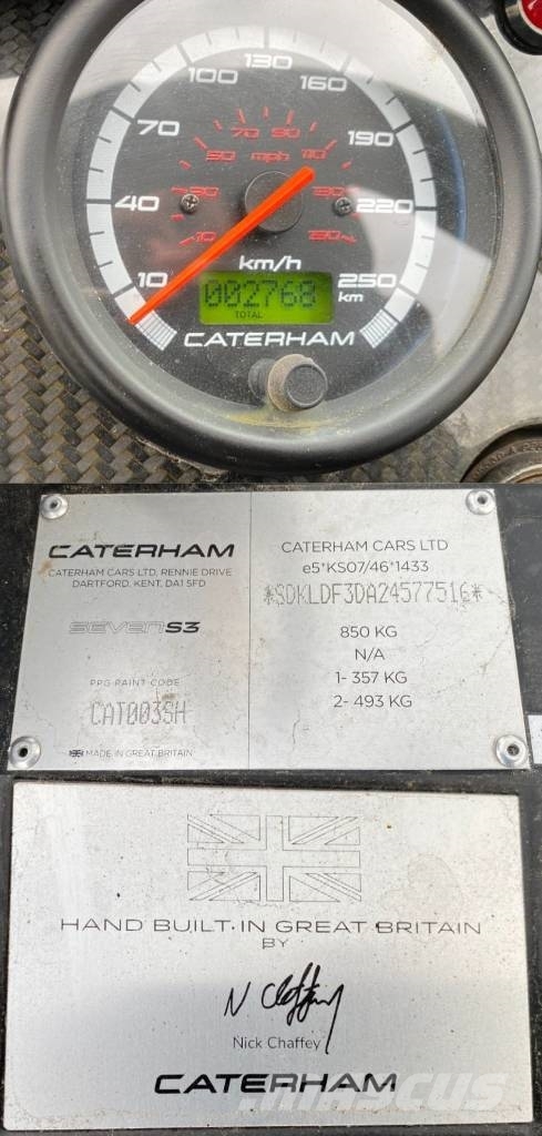 CATERHAM SEVEN S3 340R 1er Main Origine Française Carros