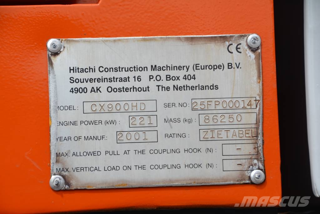 Hitachi CX 900 HD Roomikkraanad