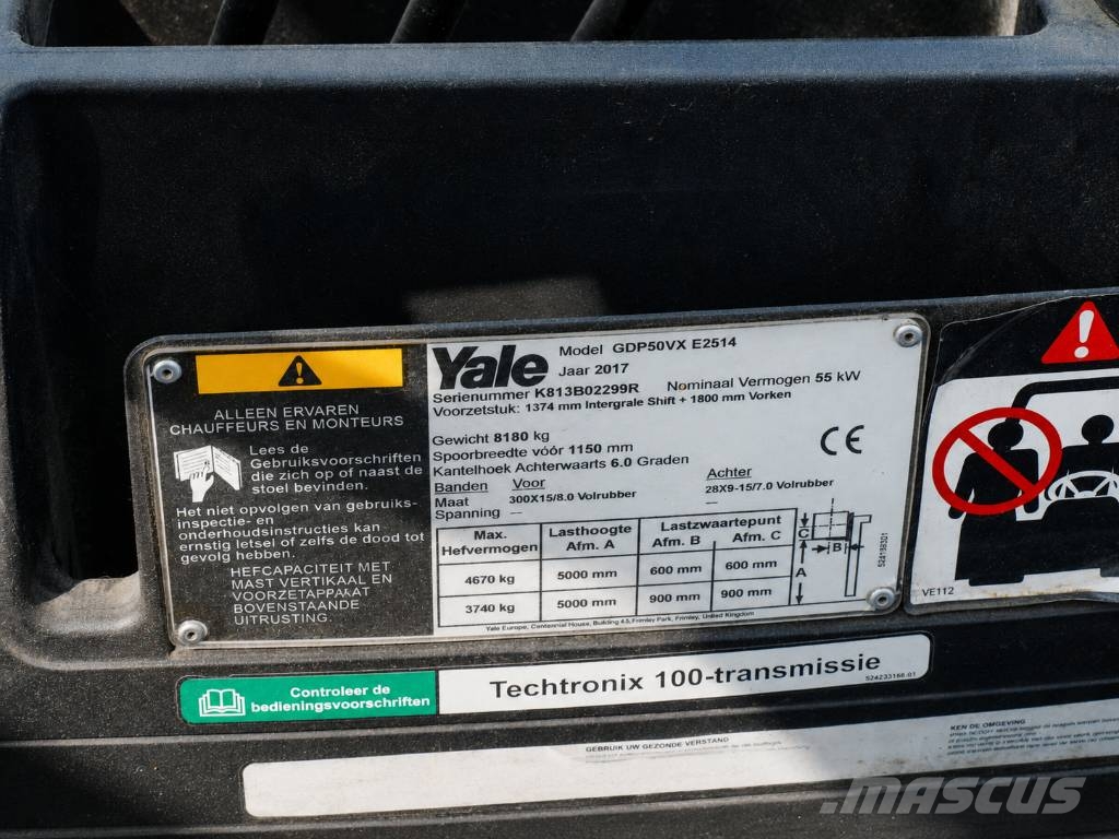 Yale GDP 50 VX | 2017 شاحنات الديزل