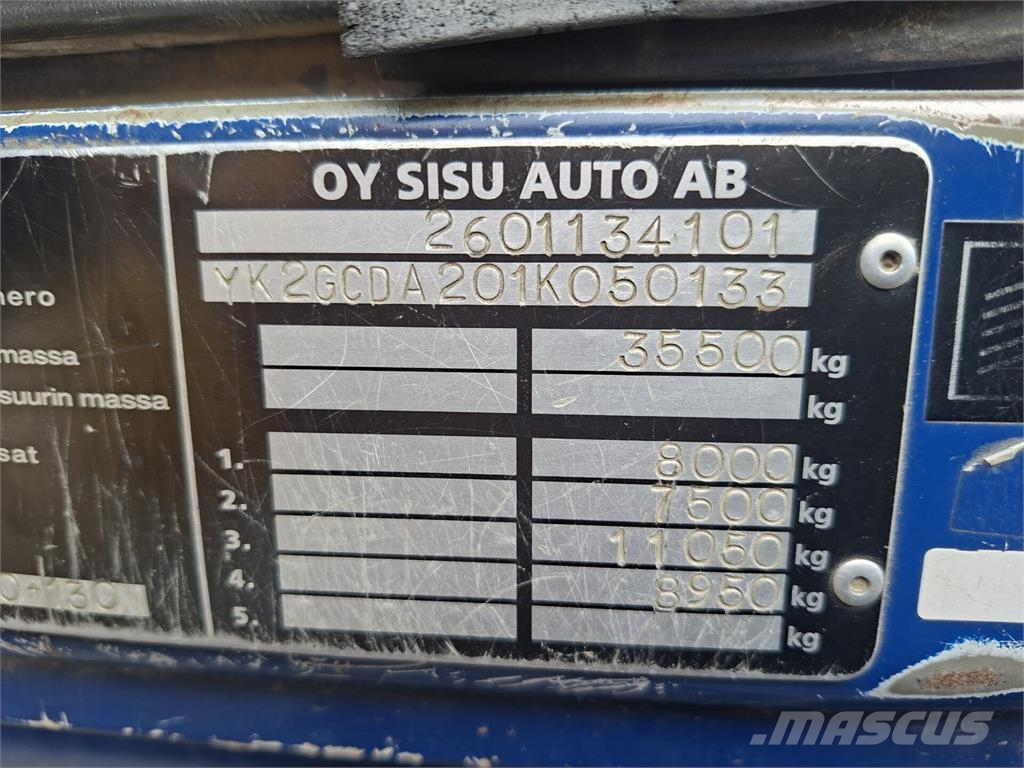 Sisu E12M Camiones desmontables