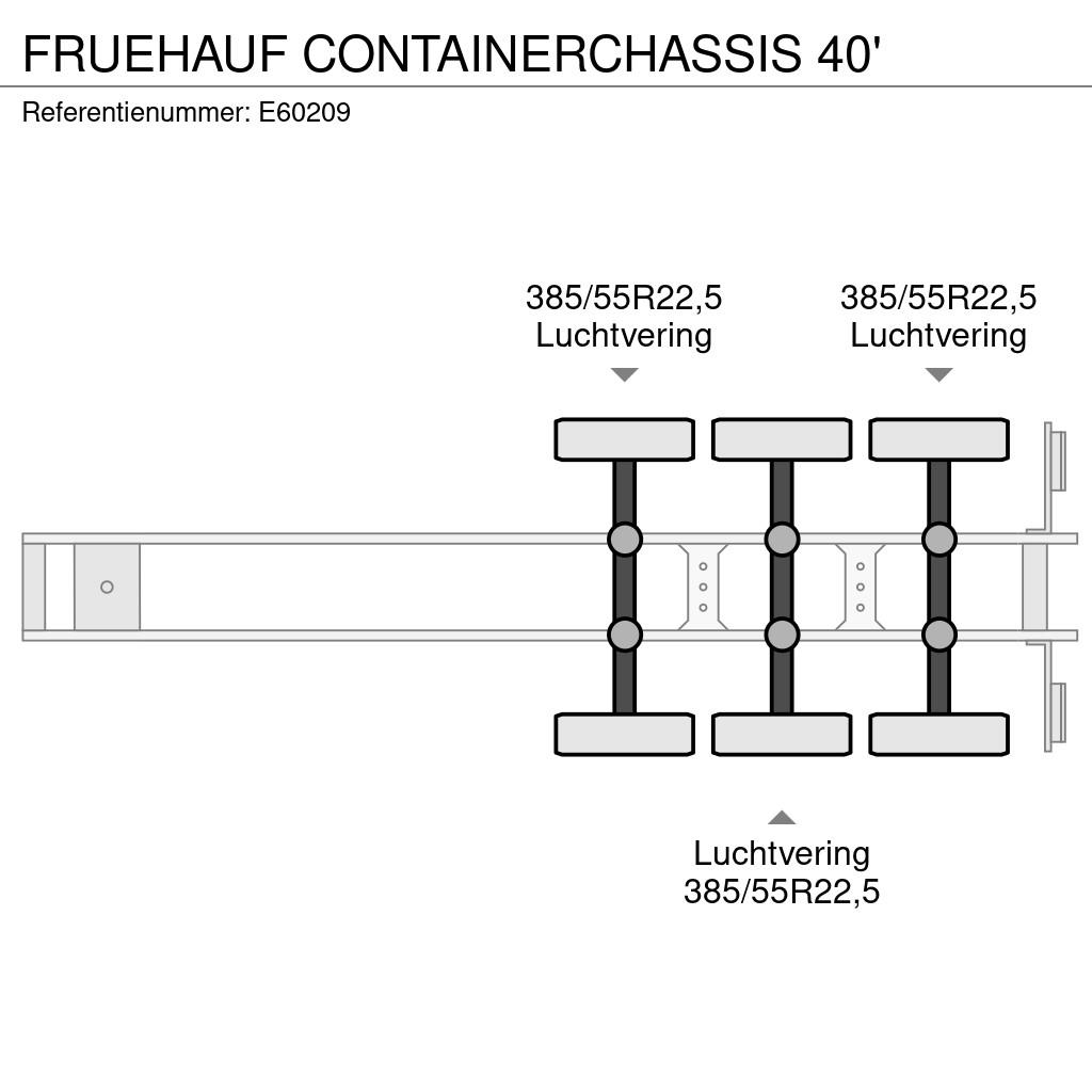 Fruehauf CONTAINERCHASSIS 40' Semirremolques desmontables