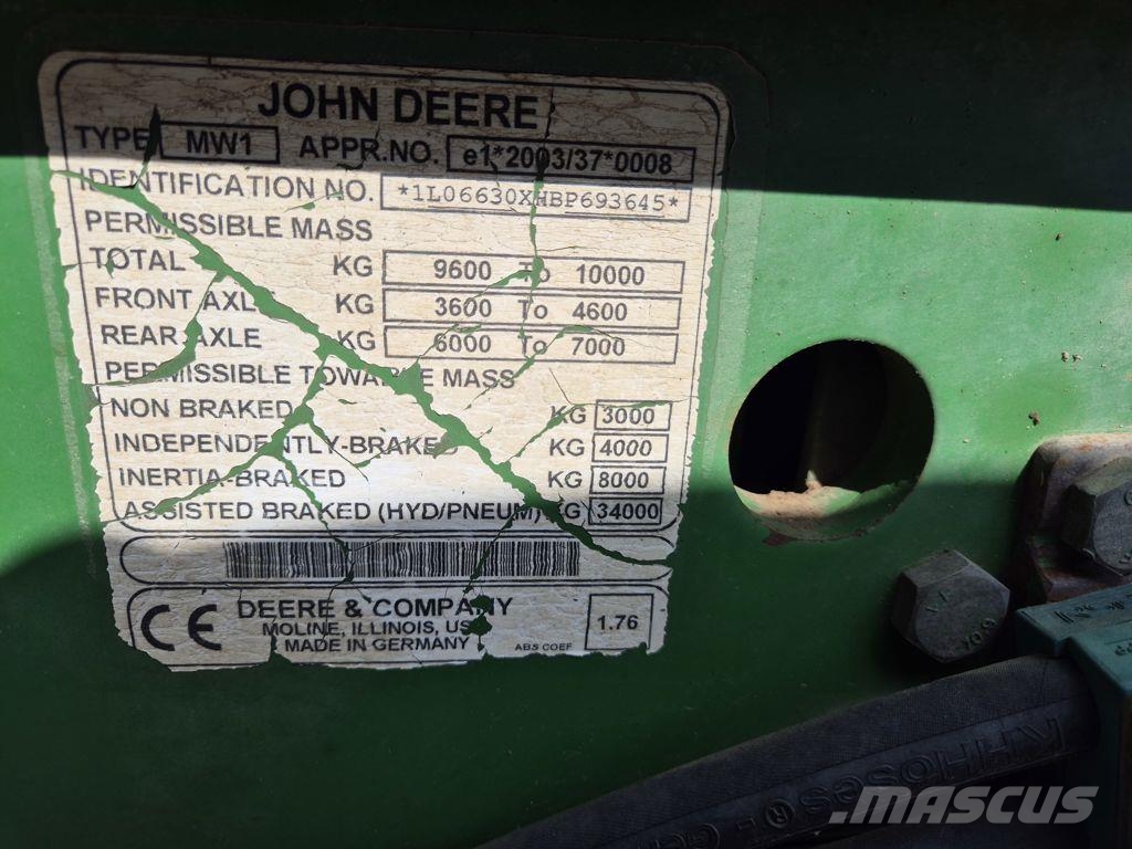 John Deere 6630 Tractores