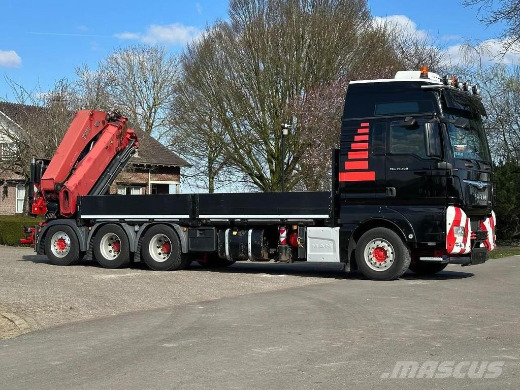 MAN TGX 35,480!!8x4 TRIPLE!!HIAB 62tm!!CRANE/GRUE!!EUR All-Terrain-Krane