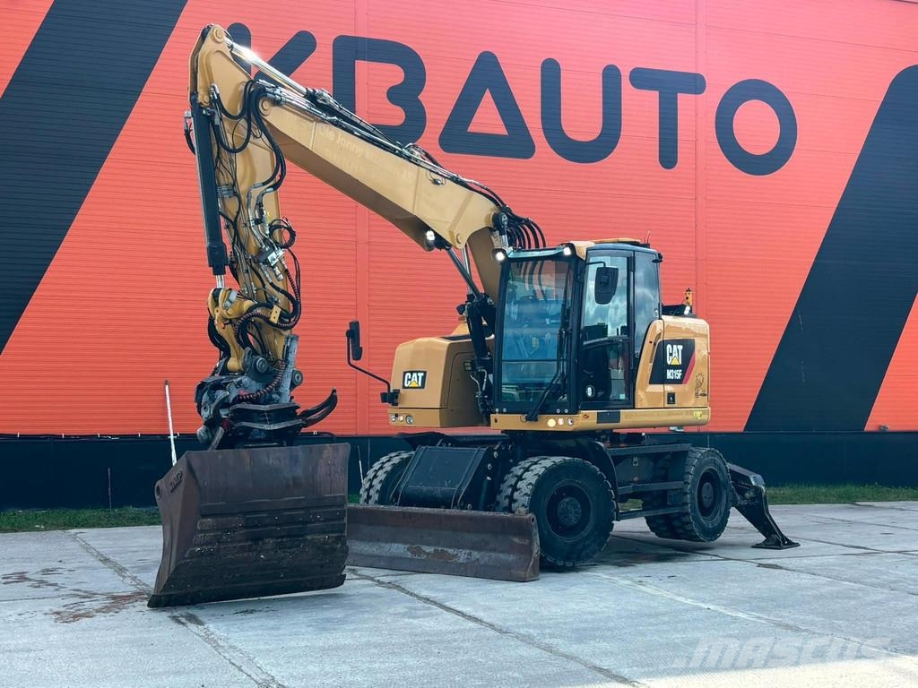 CAT M 315 F TILTROTATOR / AC / CENTRAL LUBRICATION Gumikerekes kotrók