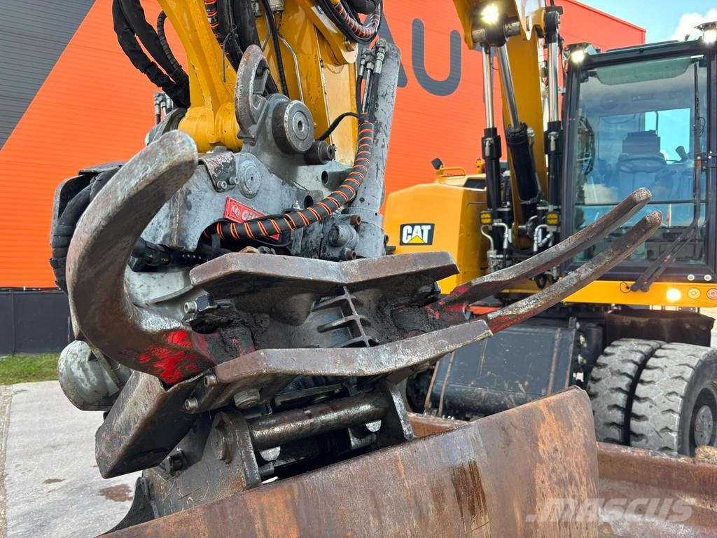 CAT M 315 F TILTROTATOR / AC / CENTRAL LUBRICATION Gumikerekes kotrók