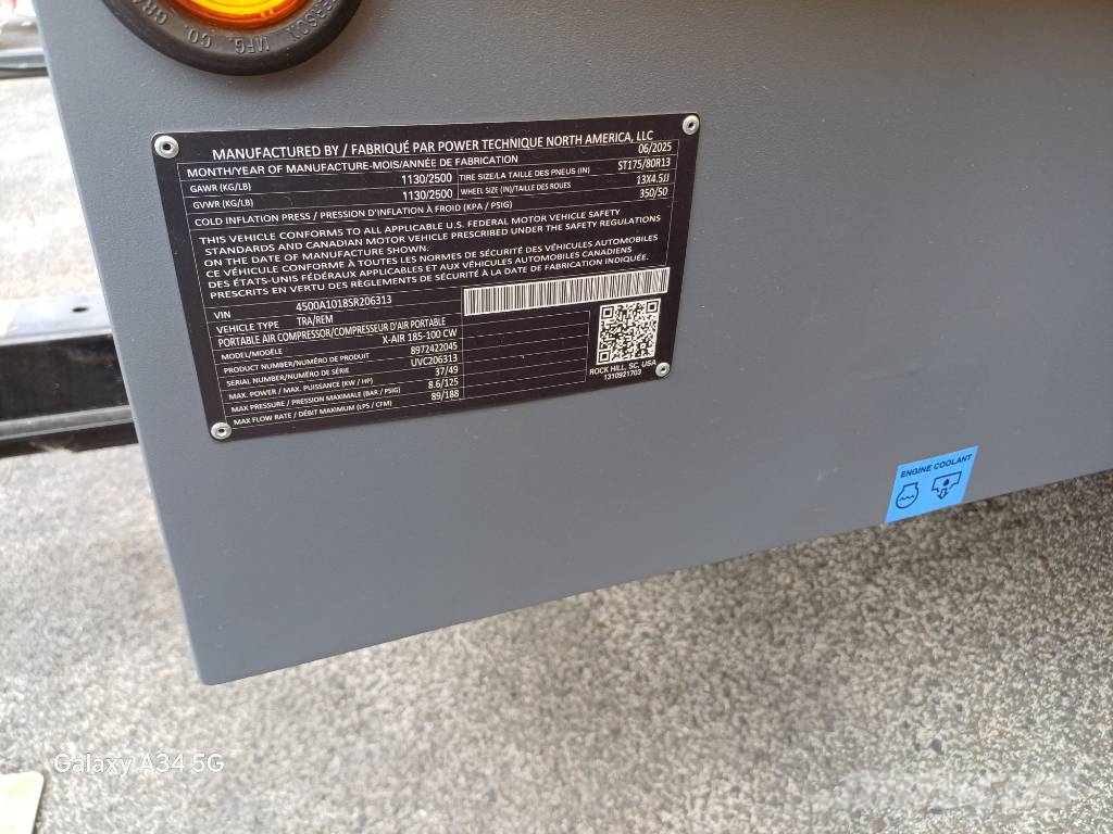 Atlas Copco X-Air 185-100 Συμπιεστές