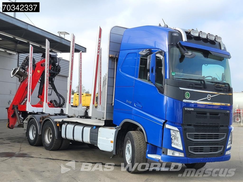 Volvo FH 540 6X4 Combi Palfinger M120Z96 Crane Holztrans Tovornjaki za hlode