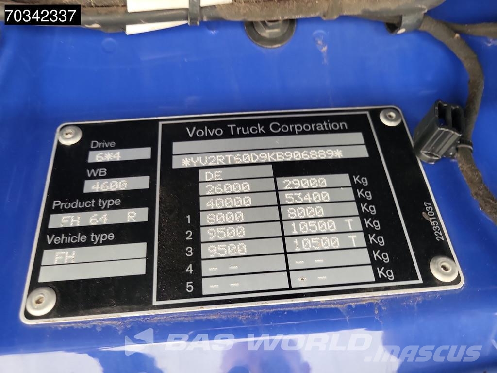 Volvo FH 540 6X4 Combi Palfinger M120Z96 Crane Holztrans Tovornjaki za hlode