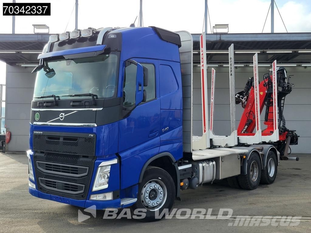 Volvo FH 540 6X4 Combi Palfinger M120Z96 Crane Holztrans Tovornjaki za hlode
