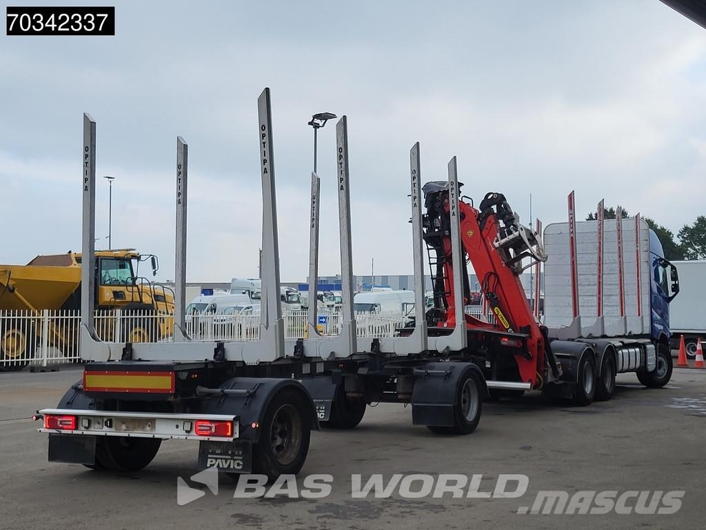 Volvo FH 540 6X4 Combi Palfinger M120Z96 Crane Holztrans Tovornjaki za hlode
