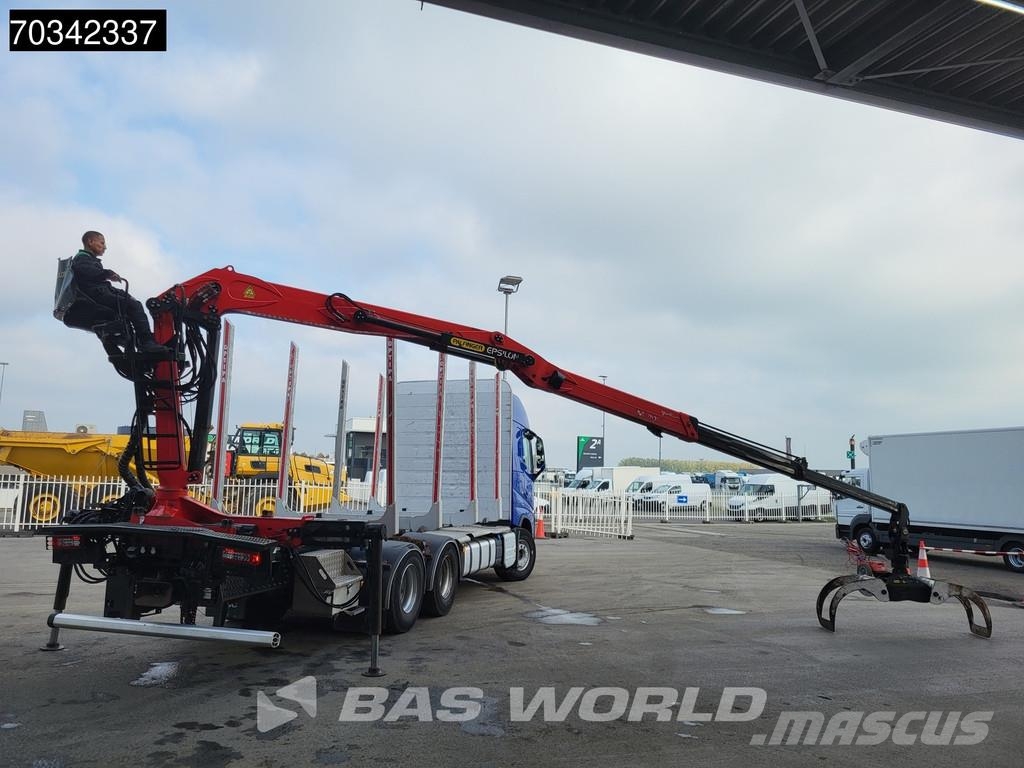 Volvo FH 540 6X4 Combi Palfinger M120Z96 Crane Holztrans Tovornjaki za hlode