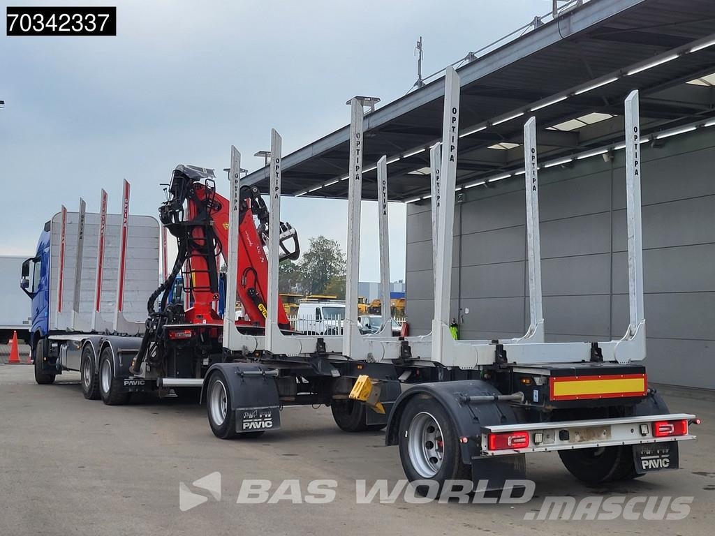 Volvo FH 540 6X4 Combi Palfinger M120Z96 Crane Holztrans Tovornjaki za hlode