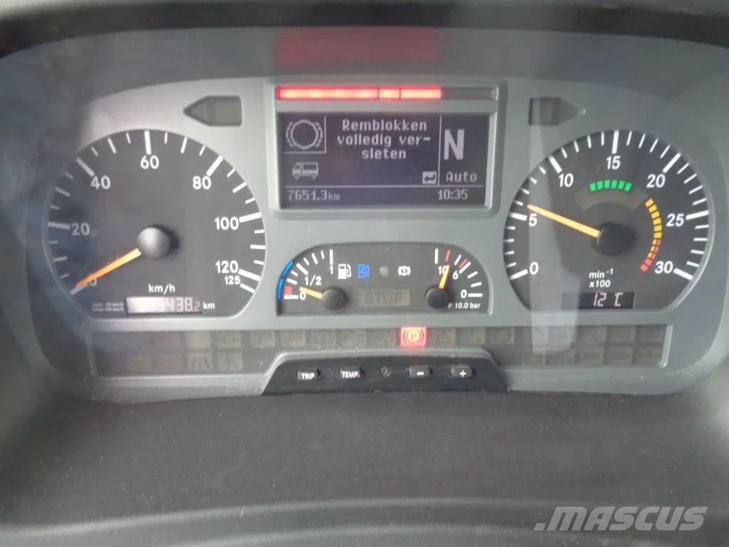 Mercedes-Benz Atego 822 + Euro 5 + Dhollandia lift Box trucks