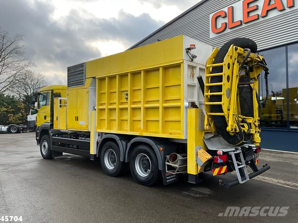 MAN TGS 33.480 6x4 MTS Saugbagger 8 m³ Paine-/imuautot