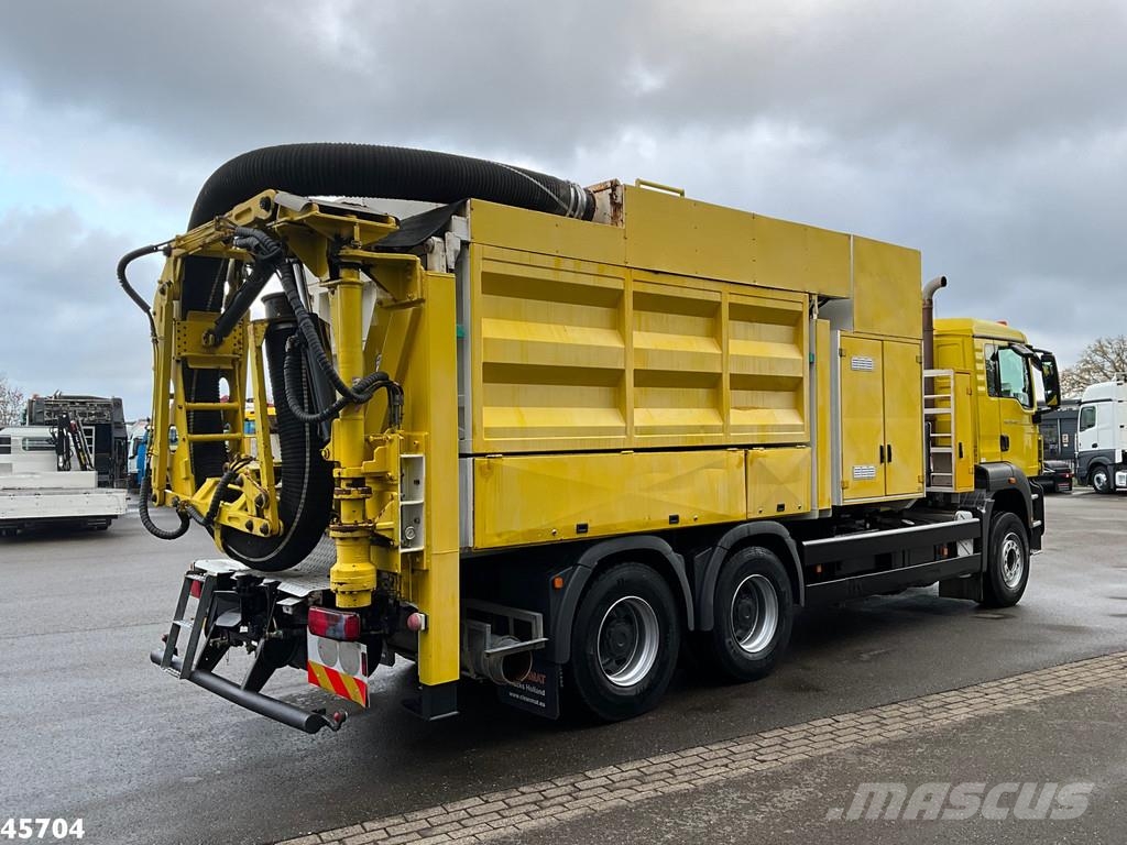 MAN TGS 33.480 6x4 MTS Saugbagger 8 m³ Paine-/imuautot