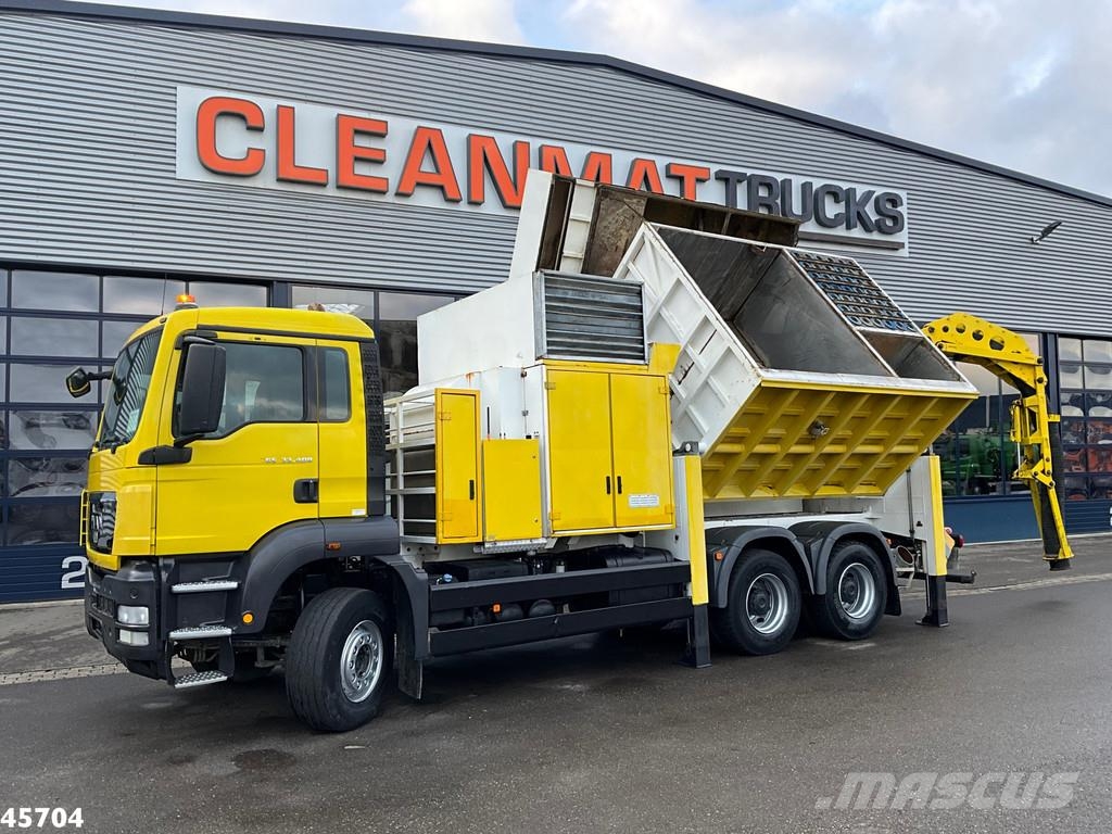 MAN TGS 33.480 6x4 MTS Saugbagger 8 m³ Paine-/imuautot