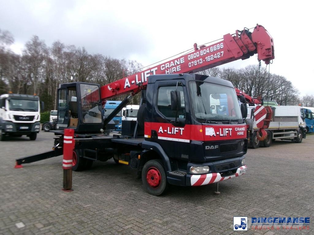 DAF LF 45.150 RHD Tadano TS-75 M crane 8 t Guindastes todo-terreno