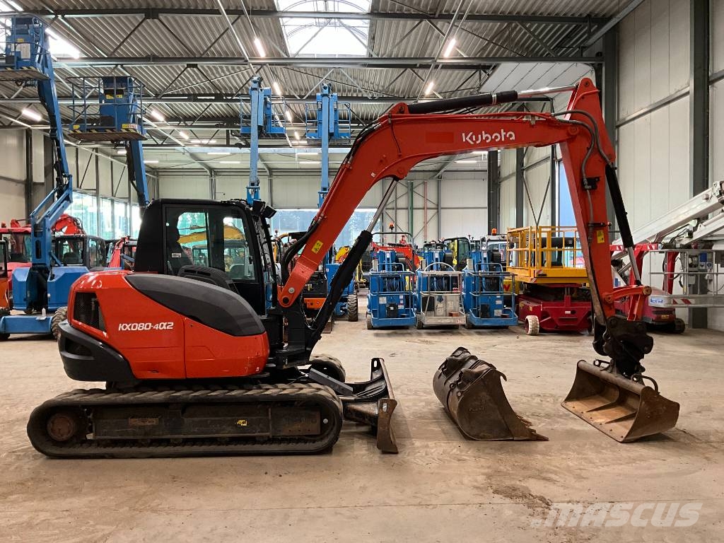 Kubota KX 080-4 A 2 Средни екскаватори 7т - 12т
