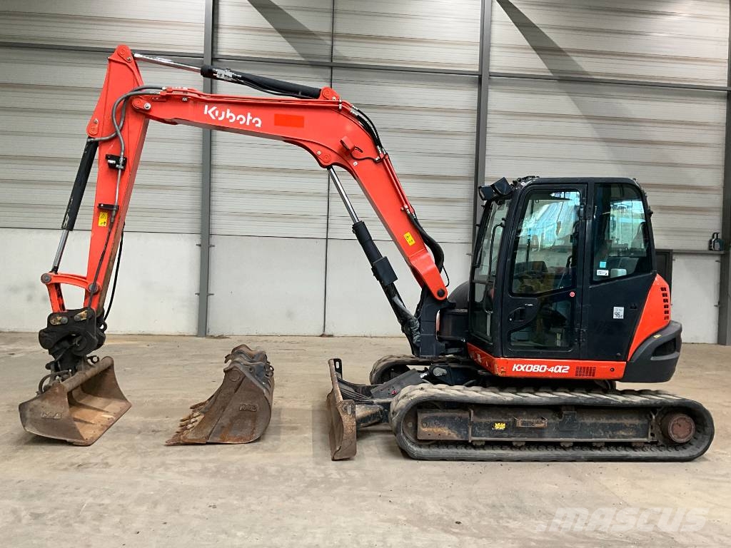 Kubota KX 080-4 A 2 Средни екскаватори 7т - 12т