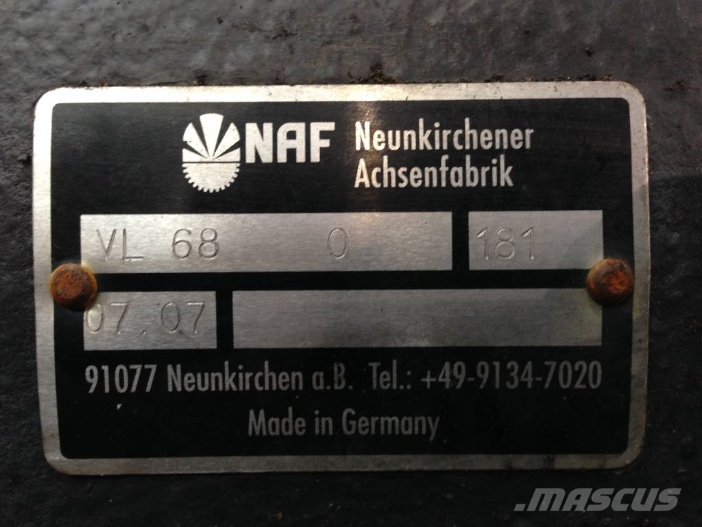 Valmet 941 Single axle / diff VL68 Transmission
