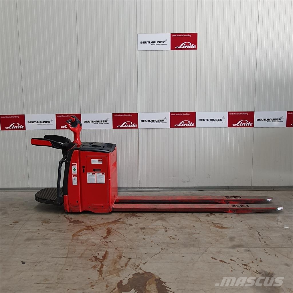 Linde T25AP lang Käyden ajettavat pinoamistrukit
