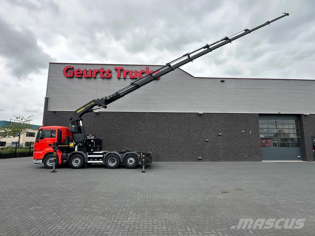 MAN TGS 35.480 8X2 TREKKER + PALFINGER PK 92002-H KRAA Gruas Todo terreno