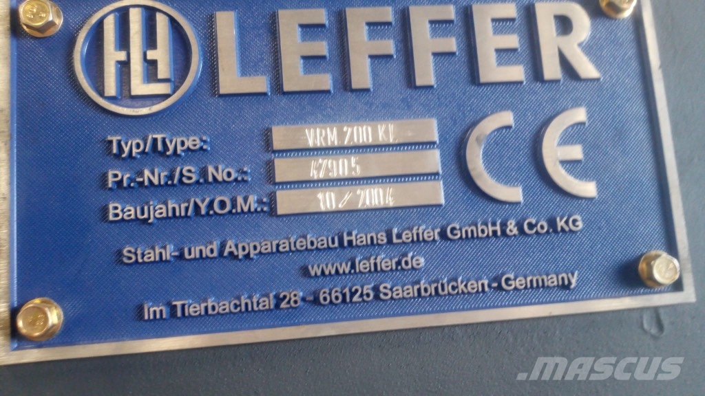 Leffer VRM 200 KL مثاقيب ثقيلة