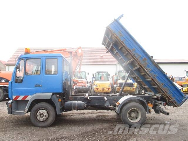 MAN LE 220  LE 180 mit Winde شاحنات قلابة