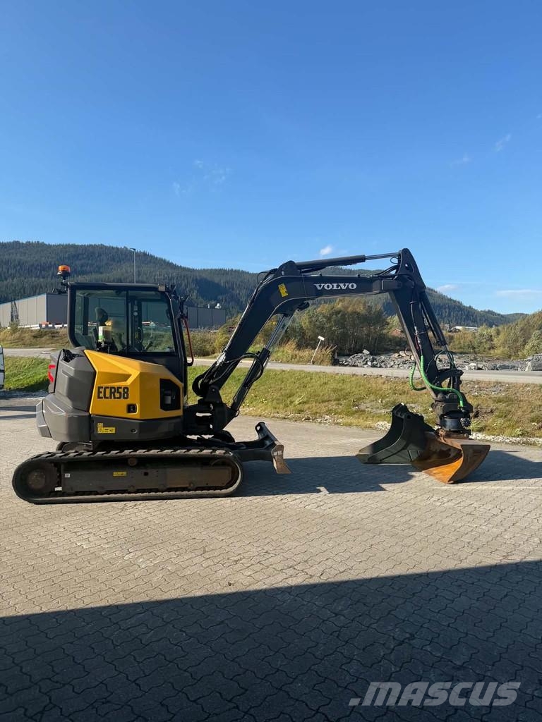 Volvo ECR58F حفارات صغيرة أقل من 7 طن (حفارات صغيرة)