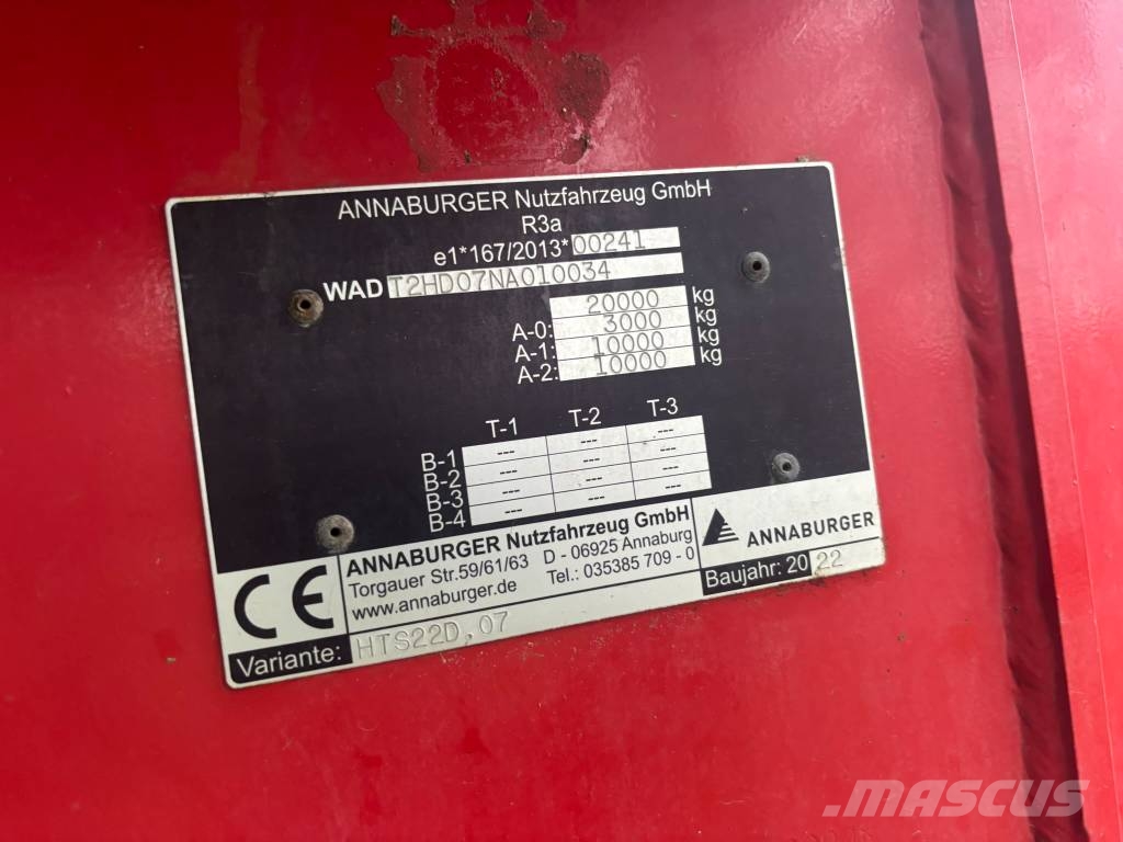 Annaburger HTS Tele Liner 2207 Remolques esparcidores de estiércol