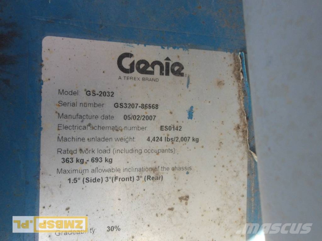 Genie GS 2032 Scissor lifts