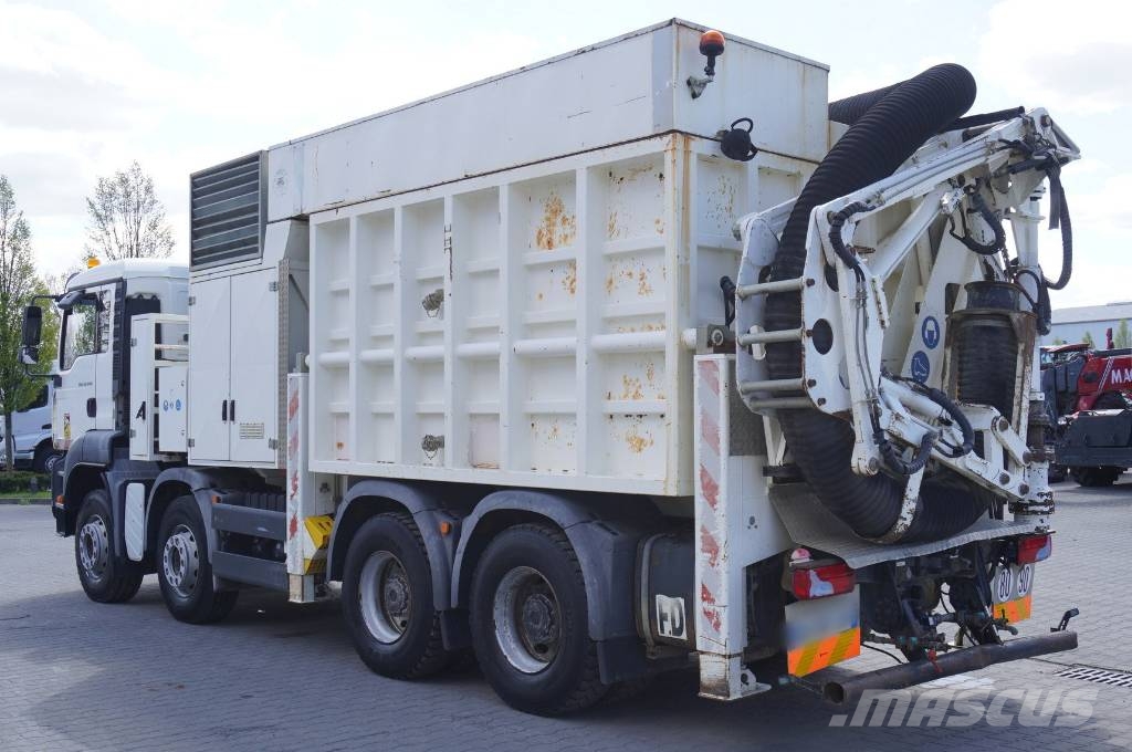 MAN TGA 35.440 8×4 / SB-106 vacuum excavator Excavadoras especiales