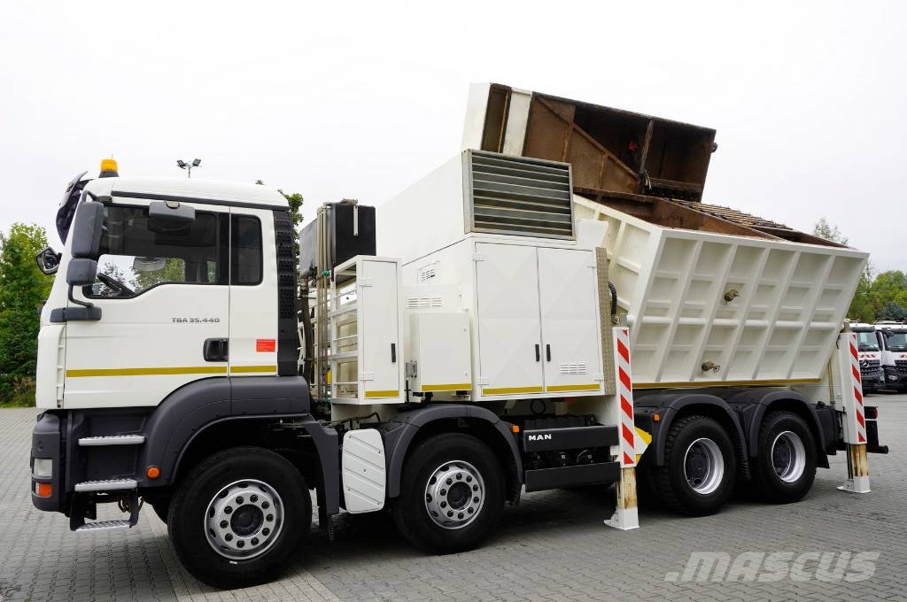 MAN TGA 35.440 8×4 / SB-106 vacuum excavator Specialūs ekskavatoriai