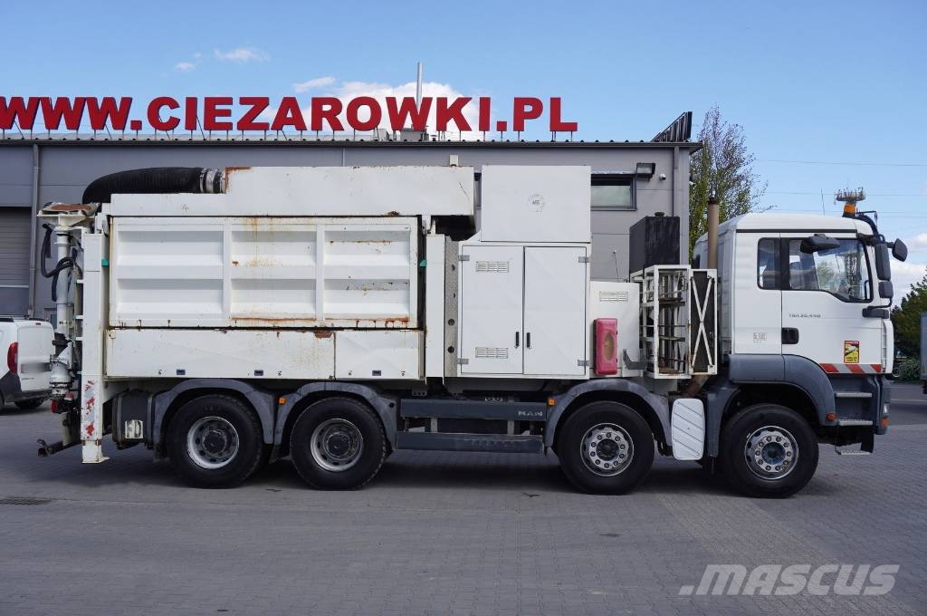 MAN TGA 35.440 8×4 / SB-106 vacuum excavator Excavadoras especiales