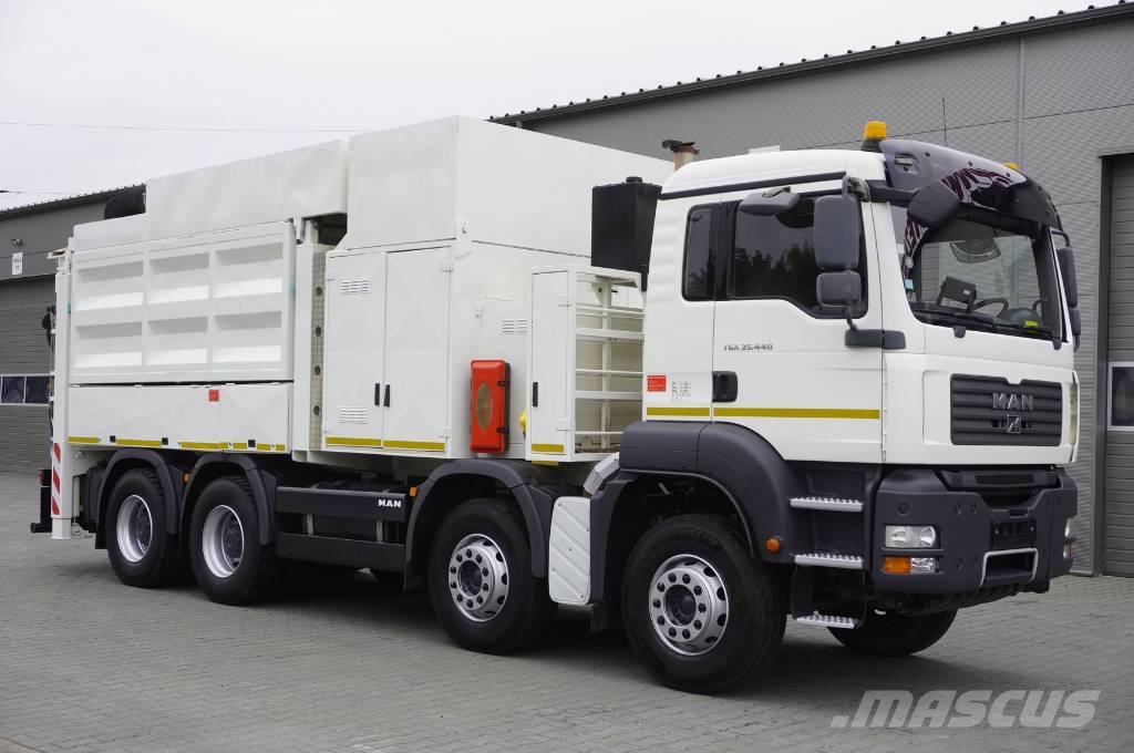 MAN TGA 35.440 8×4 / SB-106 vacuum excavator Specialūs ekskavatoriai