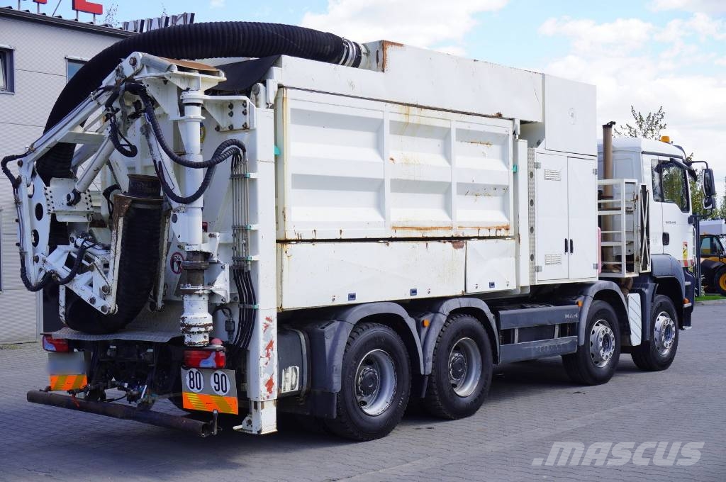 MAN TGA 35.440 8×4 / SB-106 vacuum excavator Excavadoras especiales