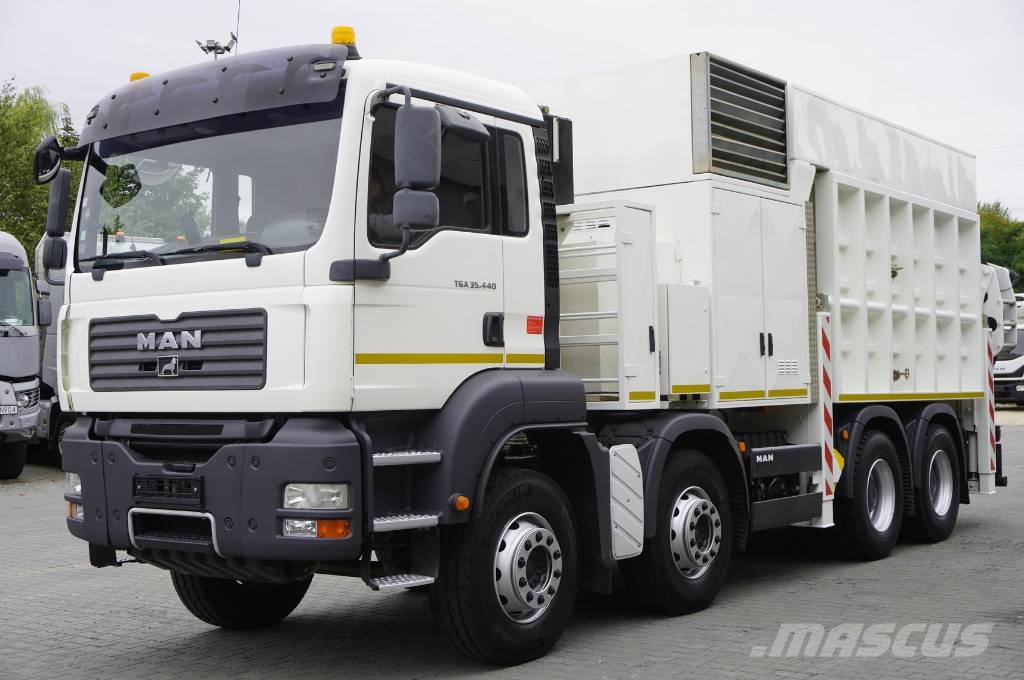 MAN TGA 35.440 8×4 / SB-106 vacuum excavator Specialūs ekskavatoriai