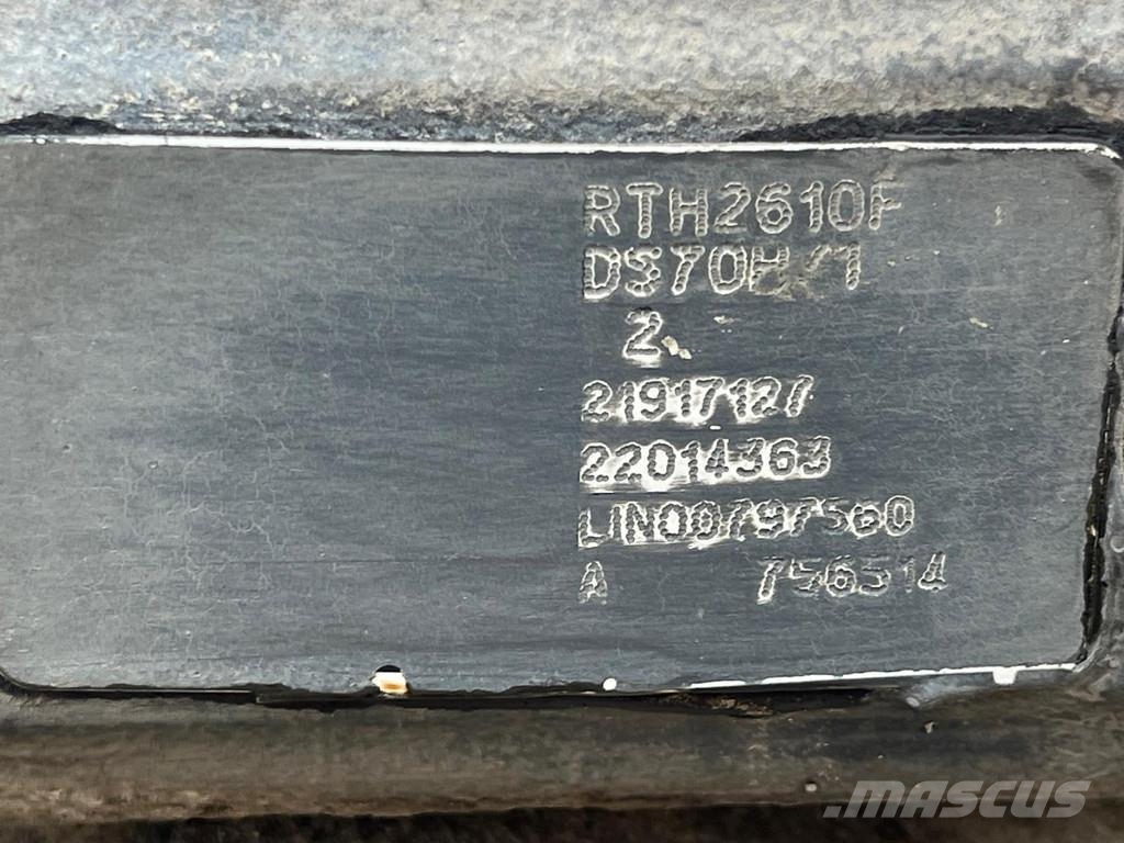 Volvo RTH2610F RAT 3,46 AXLES Osovine