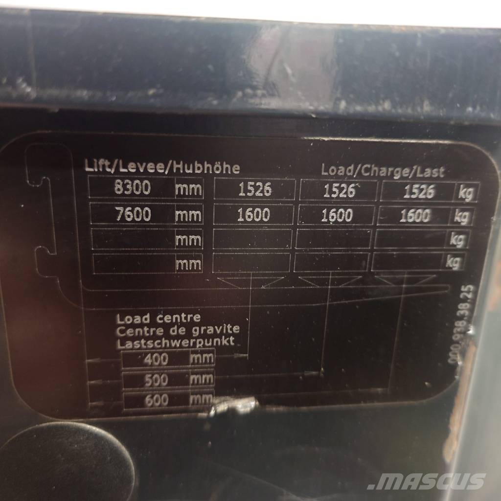 Linde R16X/116 Viljuškari sa pomičnim stupom