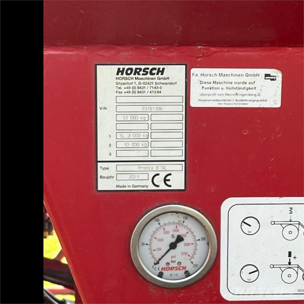 Horsch PRONTO 8 DC Combination drills