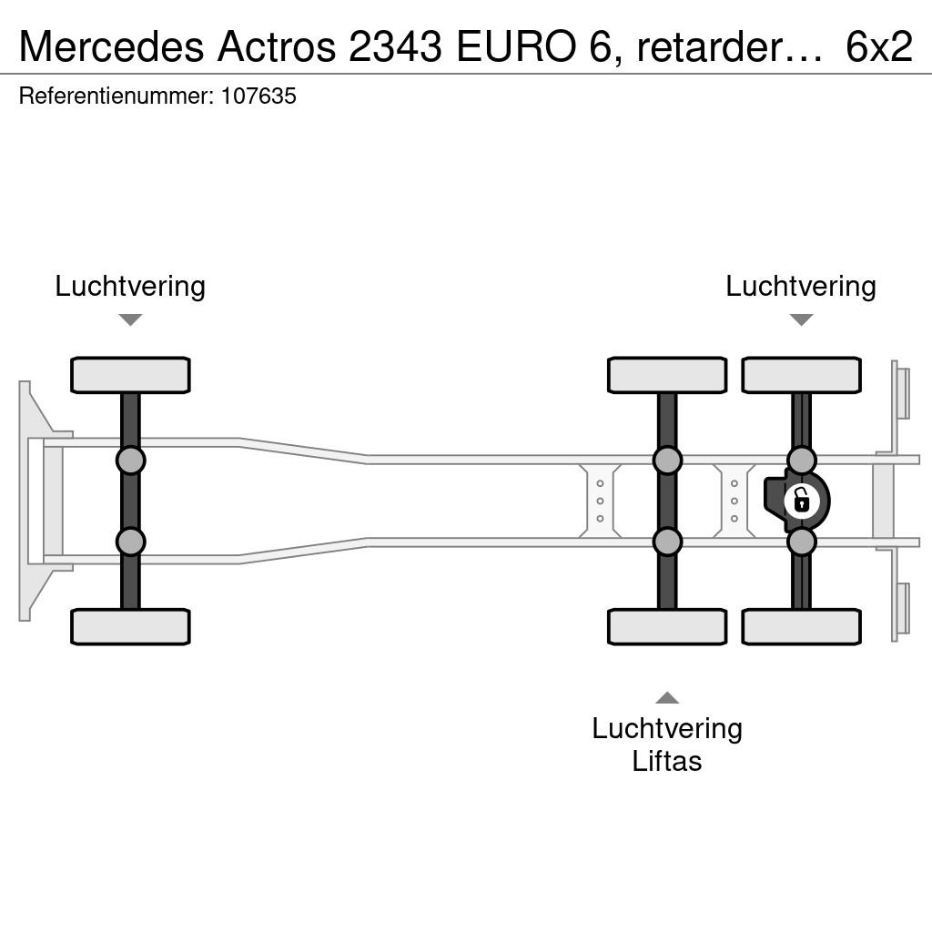 Mercedes-Benz Actros 2343 EURO 6, retarder, standairco Kamioni-šasije